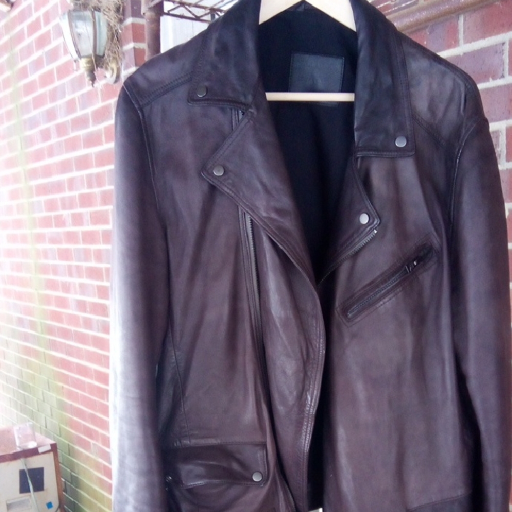 Men's Black Leather Jacket